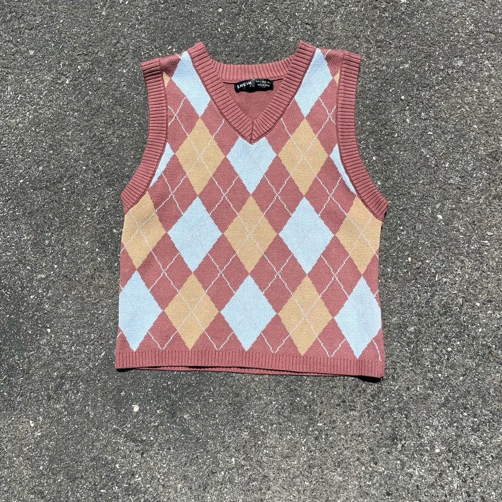 discontinued coquette shein small sweater vest